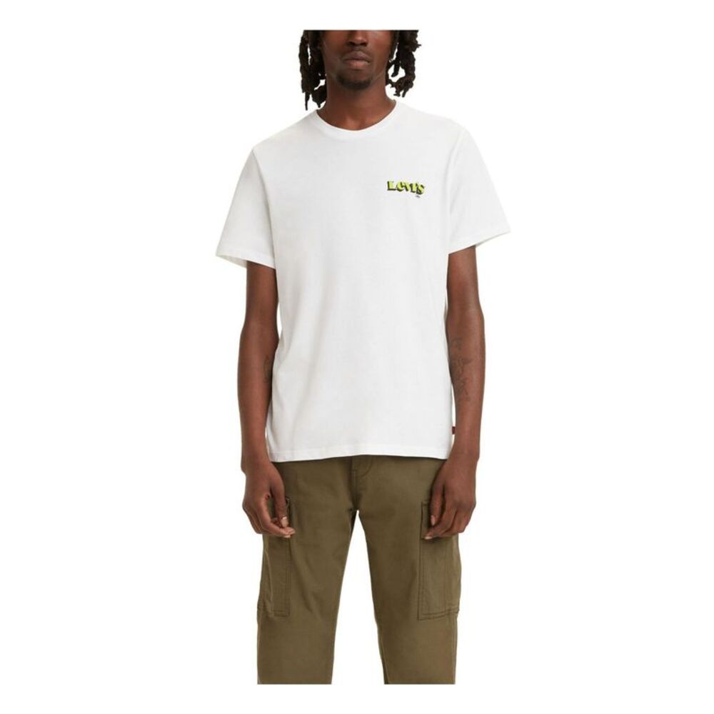 LEVI'S Mens White Logo Graphic Jersey T-Shirt XL